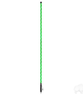 6' Golf Cart RGB LED Lighted Whip Stick Antenna w/ Remote
