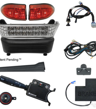 LED Light Bar Kit, Club Car Precedent, Electric 08.5+, 12-48v, (Deluxe, OE Fit)