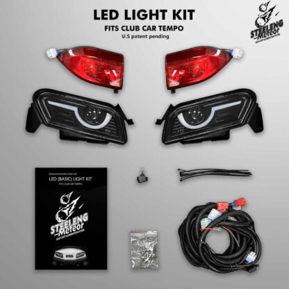 Club Car Tempo Meteor Basic LED light kit by SGC Petes Golf Carts