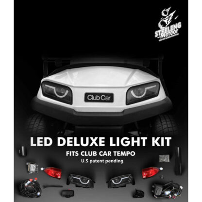 Street Legal LED lighting package for gas and electric Club Car Tempo