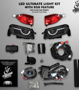 Club Car Tempo Meteor Ultimate LED light kit by SGC Petes Golf Carts