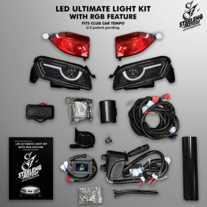 Club Car Tempo Meteor Ultimate LED light kit by SGC Petes Golf Carts