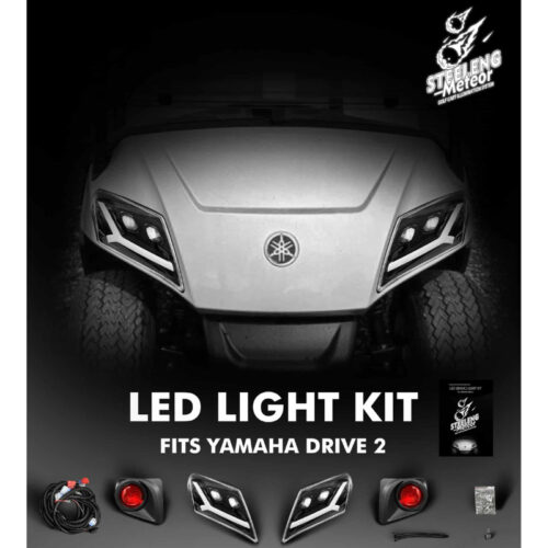 LED headlight and taillight kit for gas and electric Yamaha Drive2