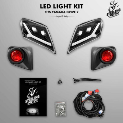 Yamaha Drive2 Meteor Basic LED light kit by SGC Petes Golf Carts
