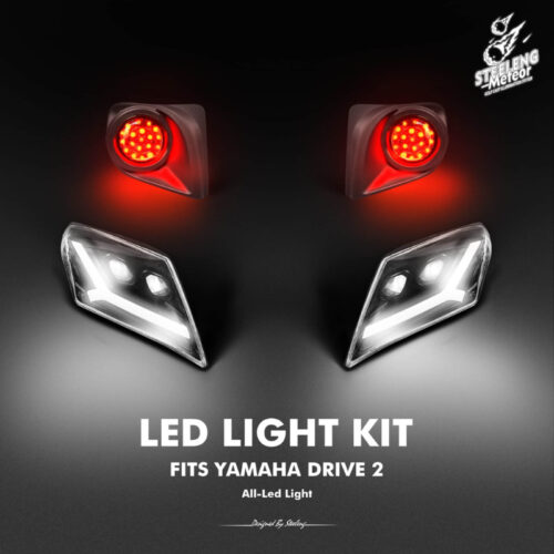 SGC Meteor Ultimate 12-volt Yamaha Drive2 light-kit components