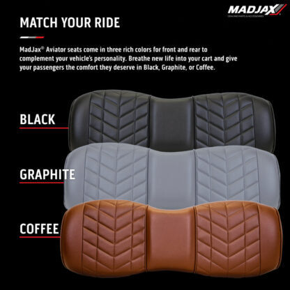 MadJax-Aviator-Golf-Cart-Rear-Seat-BROWN-Petes-Golf-Carts-Club-Car-EZGO-Yamaha