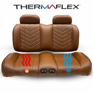 MadJax Aviator ThermaFlex® Golf Cart Seat Cushions - Coffee / Brown
