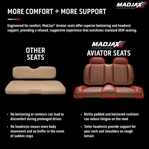 MadJax-Aviator-golf-cart-seat-more-comfort-and-support
