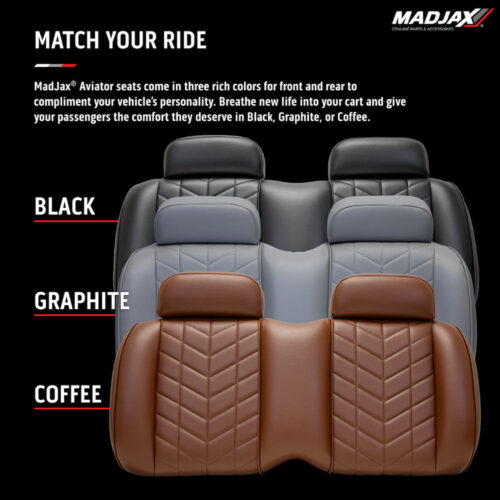 MadJax-Aviator-golf-cart-seats-features