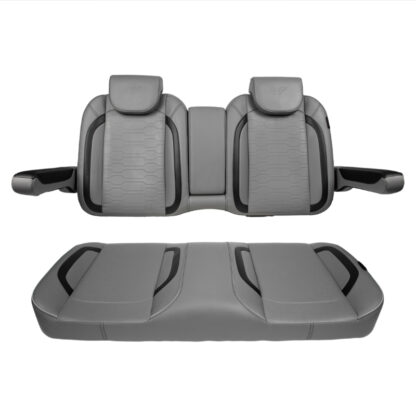 MadJax Commander Luxury Golf Cart Front Seat Assembly in Smoke Gray | Club Car & EZGO | Pete's Golf Carts