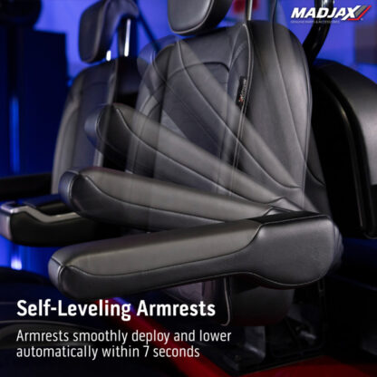 MadJax Commander Golf Cart Front Seat Features Details | Club Car EZGO | Pete's Golf Carts