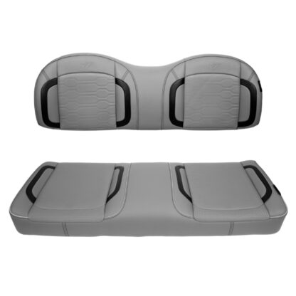 MadJax Commander Genesis Rear Seat Cushions in Smoke Gray | Club Car and EZGO | Pete's Golf Carts