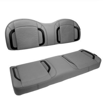 MadJax Commander Genesis Rear Seat Cushions in Smoke Gray | Club Car and EZGO | Pete's Golf Carts