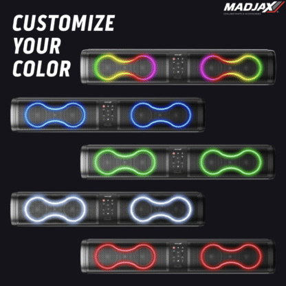 MadJax® Decibel 26" Bluetooth® LED Soundbar for Golf Carts with RGB Lighting - Image 10