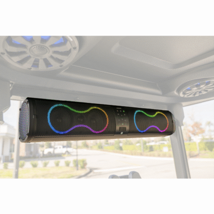 MadJax® Decibel 26" Bluetooth® LED Soundbar for Golf Carts with RGB Lighting - Image 2