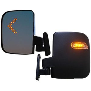 Side Mount Golf Cart / UTV / SXS Mirrors with LED Indicators