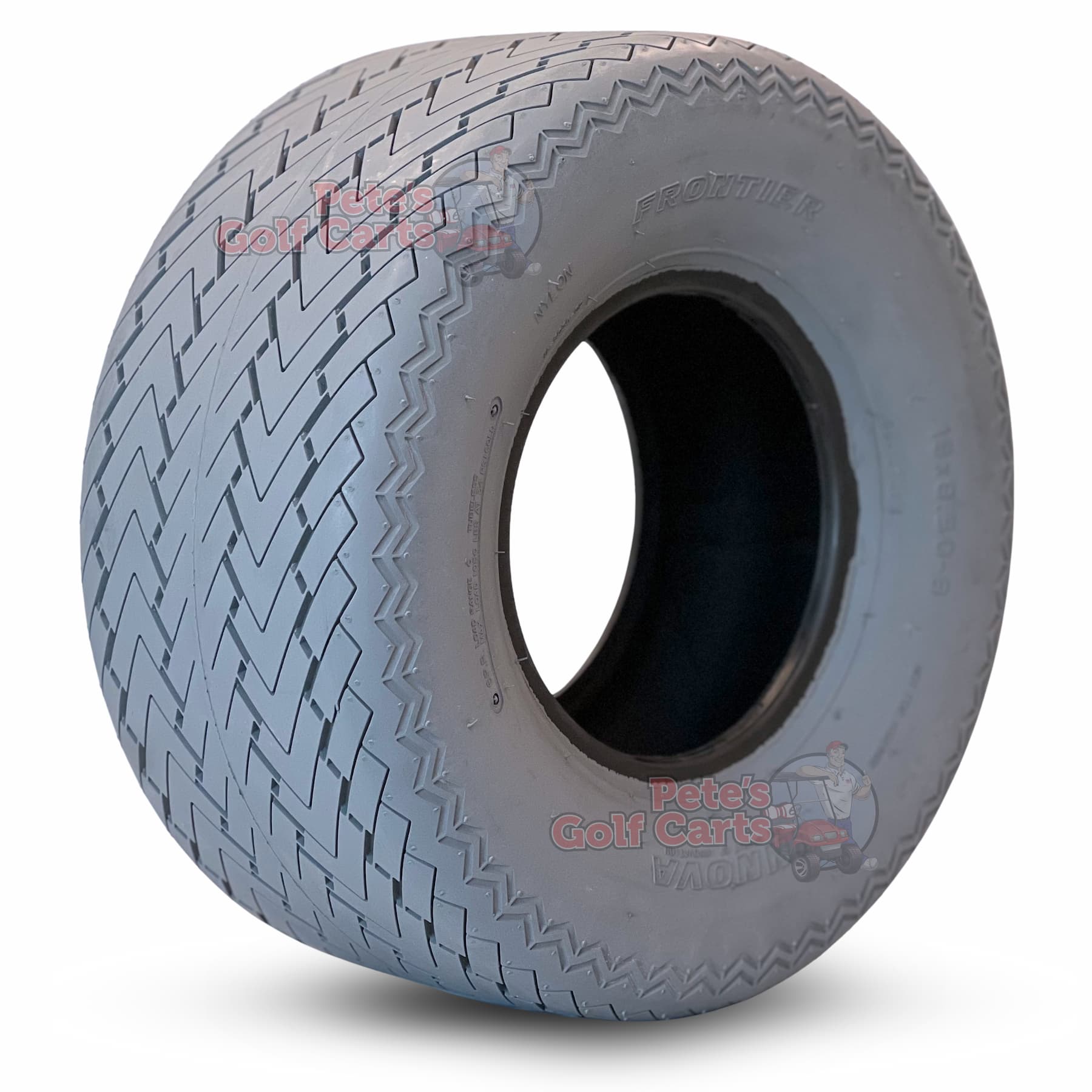Non-Marking-18x8.5-8-Tires-warehouse-industrial-Gray-18x8.50-8-sawtooth-6-ply-for-8-inch-wheels-TIR-206-petesgolfcarts