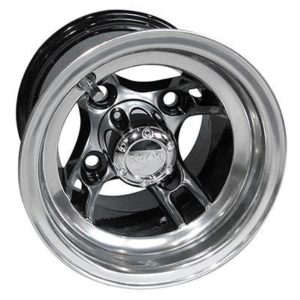 Brickyard Black / Machined 8x7 Offset Aluminum Wheel