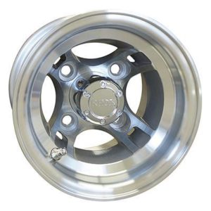 Brickyard Machined 8x7 Offset Aluminum Golf Cart Wheel