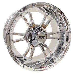 RHOX SS RX342 Chrome 14X7 Offset Aluminum Wheel