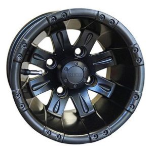 10" Vegas Matte Black Golf Cart Wheel - RHOX®