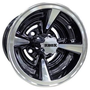 RX145 Maverick Machined w/Black 10X7 Offset Aluminum Wheel