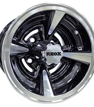 RX145 Maverick Machined w/Black 10X7 Offset Aluminum Wheel