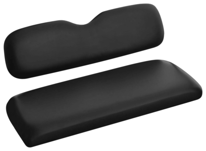 Black Golf Cart Rear Seat Cushions for *MOST* Rear Seat Kits