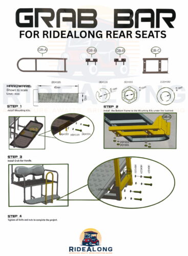 RideAlong-golf-cart-rear-seat-grab-bar-safety-installation-instructions