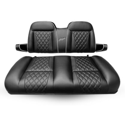 SCDS08-Custom-Golf-Cart-Front-Seat-Cushions-BLACK-club-car-ds-Kozip