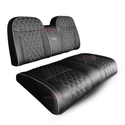 SCPR30-Custom-Golf-Cart-Front-Seat-Cushions-BLACK-Club-Car-Precedent-Kozip