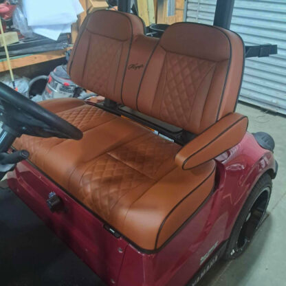 SCPR33-Custom-Golf-Cart-Front-Seat-Cushions-BROWN-Club-Car-Precedent-Tempo-Onward-Kozip
