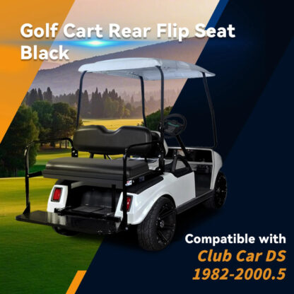 SCRSKB1002-CLUB-CAR-DS-OLD-BLACK-REAR-SEAT-KIT-RIDEALONG-PETES-GOLF-CARTS
