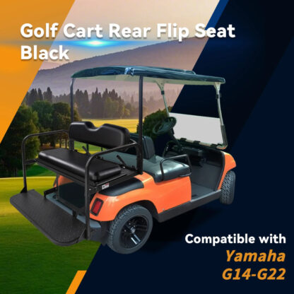 SCRSKB3001-YAMAHA-G22-BLACK-REAR-SEAT-KIT-RIDEALONG-PETES-GOLF-CARTS