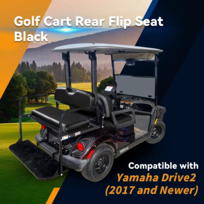 SCRSKB3003-YAMAHA-DRIVE2-BLACK-REAR-SEAT-KIT-RIDEALONG-PETES-GOLF-CARTS
