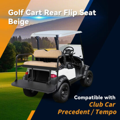 SCRSKE1000-CLUB-CAR-PRECEDENT-TEMPO-ONWARD-BEIGE-REAR-SEAT-KIT-RIDEALONG-PETES-GOLF-CARTS