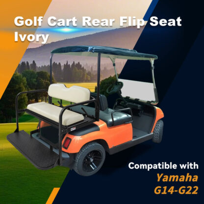 SCRSKI3001-YAMAHA-G22-IVORY-REAR-SEAT-KIT-RIDEALONG-PETES-GOLF-CARTS