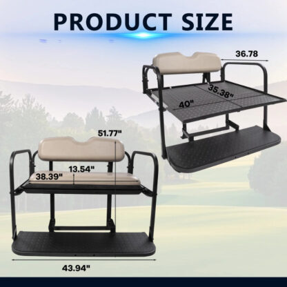 SCRSKS2001-EZGO-RXV-STONE-REAR-SEAT-KIT-RIDEALONG-PETES-GOLF-CARTS