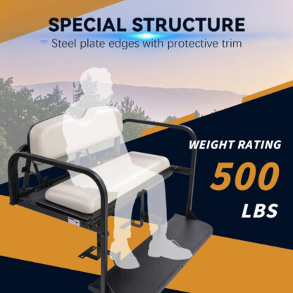 SCRSKS3003-YAMAHA-DRIVE2-STONE-REAR-SEAT-KIT-RIDEALONG-PETES-GOLF-CARTS