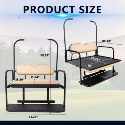 SCRSKU1002-CLUB-CAR-DS-OLD-BUFF-REAR-SEAT-KIT-RIDEALONG-PETES-GOLF-CARTS
