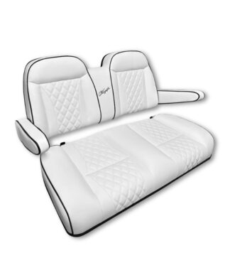SCTR11-Kozip-Aeris-Front-Seat-Cushion-Set-White-Base-Black-Piping-White-Cross-Stitch-EZGO-RXV-TXT