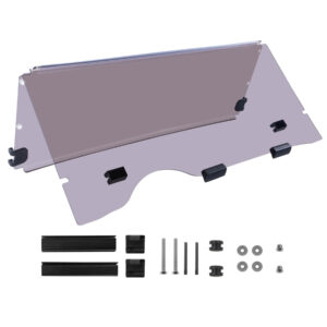 EZGO RXV Tinted Golf Cart Windshield | Folding 2-Piece (2014-2023)
