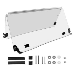 Yamaha Drive (G29) CLEAR Golf Cart Windshield 2-Piece Foldable (2007-2016)