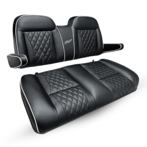 Luxury Front Seat Cushion Assembly - Black - Yamaha Drive (G29) & Drive2 | Kozip