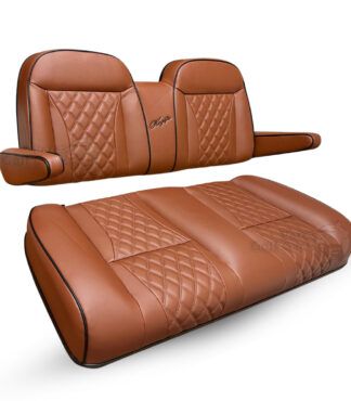 SCYM09-Custom-Golf-Cart-Front-Seat-Cushions-Brown-Yamaha-G29-Drive-Kozip