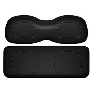 Golf Cart Max 5/Max 6 Rear Seat Kit Replacement Cushions, Black