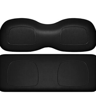 Golf Cart Max 5/Max 6 Rear Seat Kit Replacement Cushions, Black