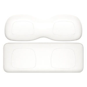 Golf Cart Max 5/Max 6 Rear Seat Kit Replacement Cushions, White