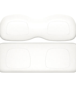 Golf Cart Max 5/Max 6 Rear Seat Kit Replacement Cushions, White
