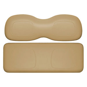 Golf Cart Max 5/Max 6 Rear Seat Kit Replacement Cushions, Tan (E-Z-GO TXT OEM Color)